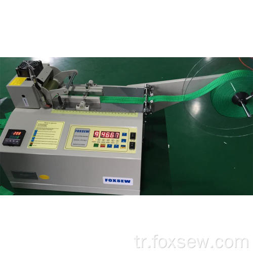 Otomatik dokuma bant kesici makine